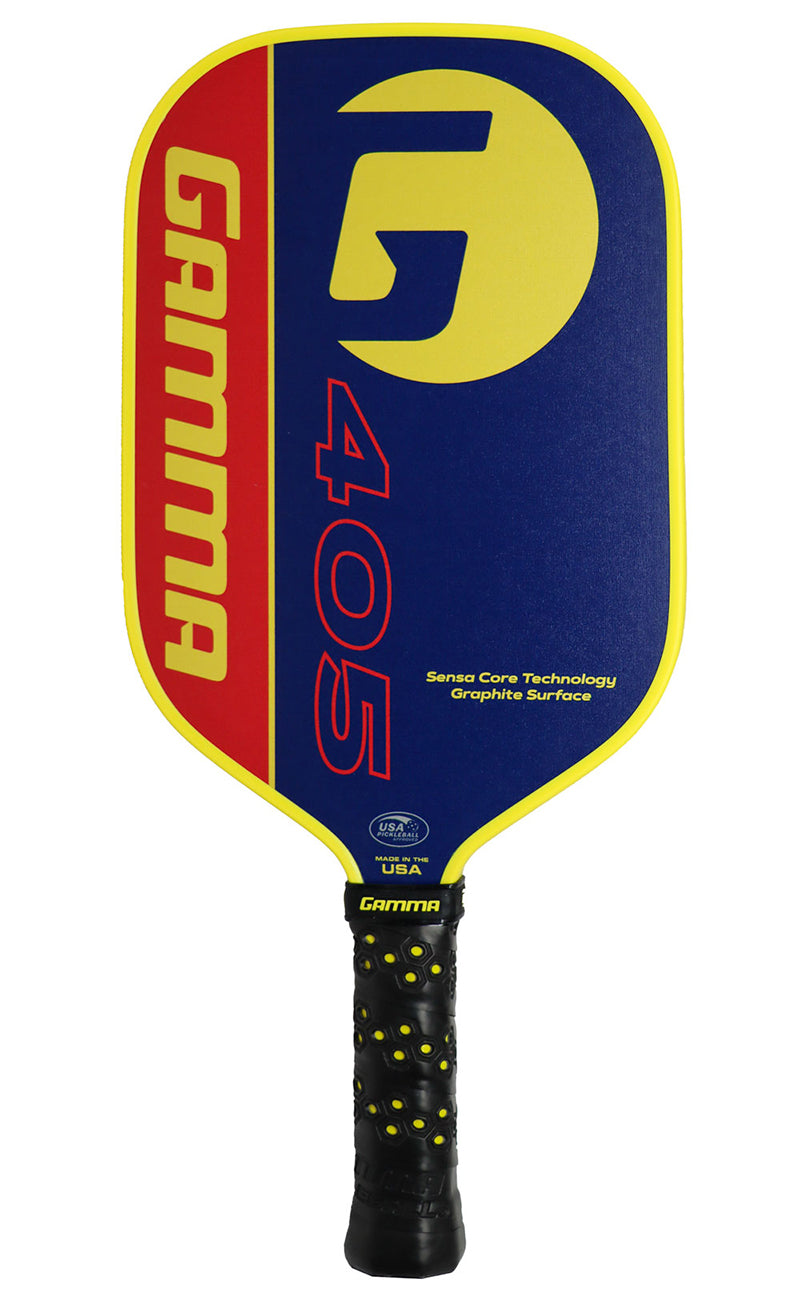 Gamma 405 Pickleball Paddle (Blue/Yellow) Gamma