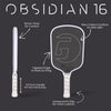 Gamma Obsidian 16Mm (Black/White)