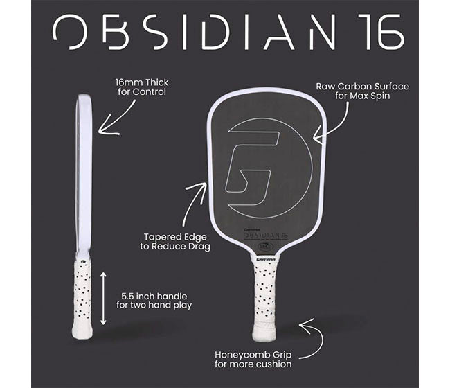 Gamma Obsidian 16Mm (Black/White)