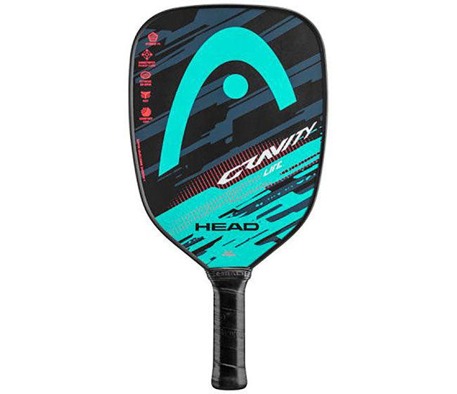 Head Gravity Lite Pickleball Paddle (Teal/Lava)