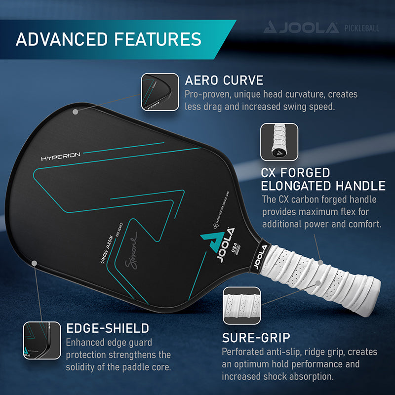 Joola Simone Jardim Hyperion Cfs 16Mm Pickleball Paddle