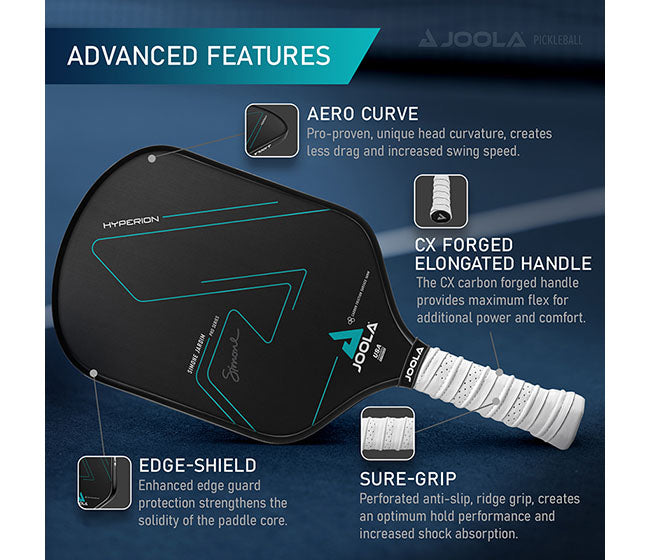 Joola Simone Jardim Hyperion Cfs 16Mm Pickleball Paddle