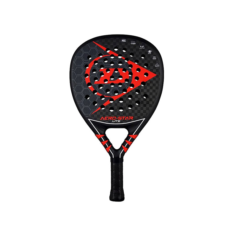 Dunlop Padel Aero-Star Lite (Black/Red) Dunlop YPADD5-RED-OS