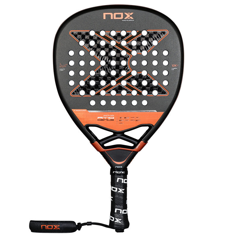 Nox Padel At10 Genius Attack 12K Agustin Tapia 2025 NOX YPADN9-BK/OR-OS