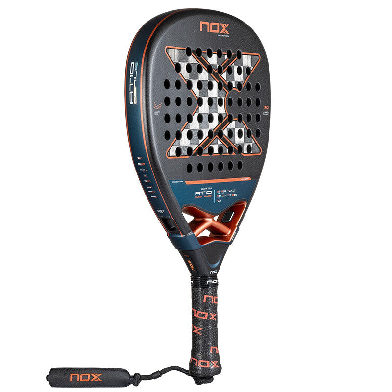 Nox Padel At10 Genius Attack 18K Alum Agustin Tapia 2025 NOX YPADNB-BLK-OS