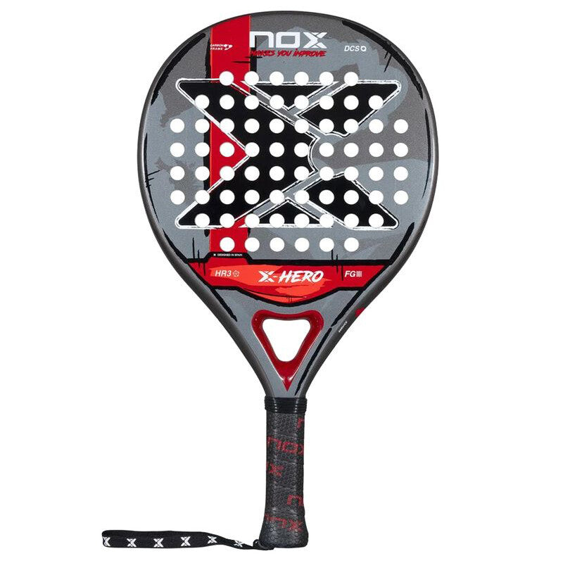 Nox Padel X-Hero Red 2026 NOX YPADNQ-GY/RD-OS