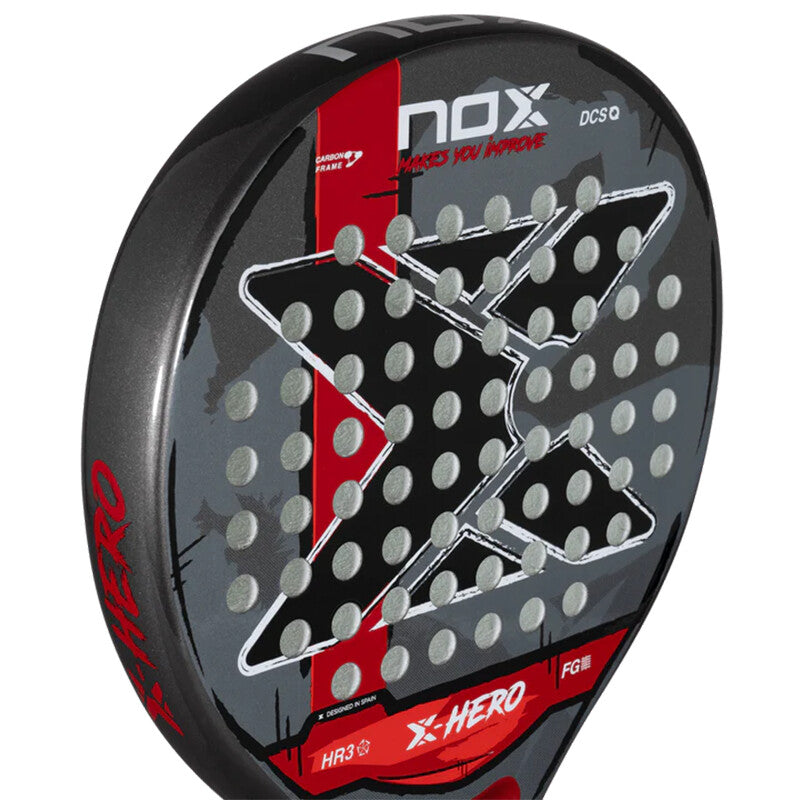 Nox Padel X-Hero Red 2026 NOX YPADNQ-GY/RD-OS