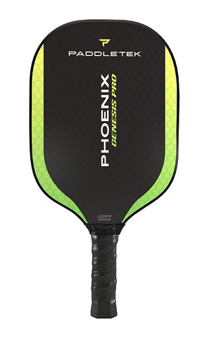 Paddletek Phoenix Genesis Pro Pickleball Paddle (Thin Grip) (Green)