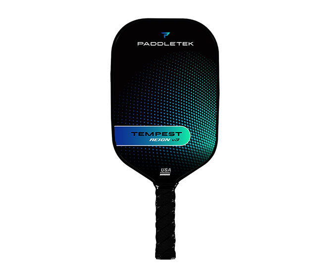 Paddletek Tempest Reign V3 Pickleball Paddle (Seafoam)