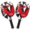 Vulcan V310 Pickleball 2 Paddle Set (Rouge Red Geo)