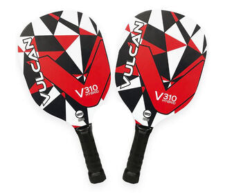 Vulcan V310 Pickleball 2 Paddle Set (Rouge Red Geo)