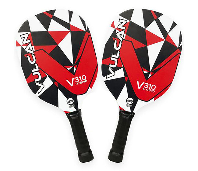 Vulcan V310 Pickleball 2 Paddle Set (Rouge Red Geo)