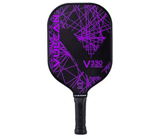 Vulcan V330 Hybrid Pickleball Paddle (Purple Lazer)
