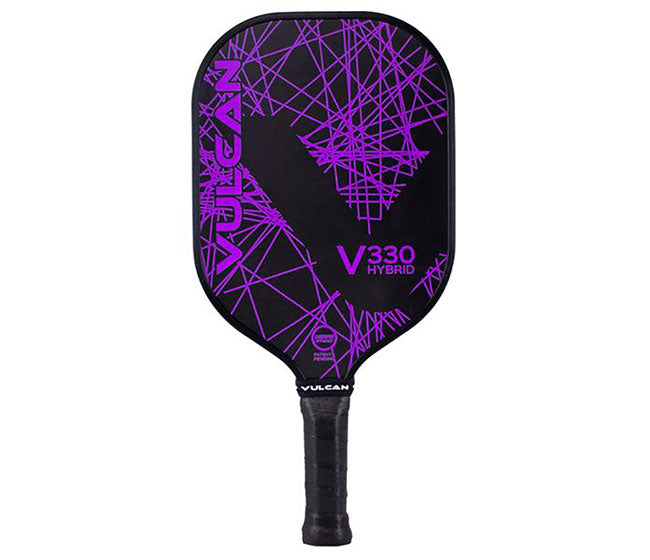 Vulcan V330 Hybrid Pickleball Paddle (Purple Lazer)