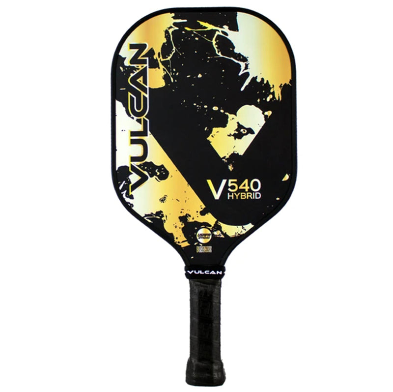 Vulcan V540 Hybrid Pickleball Paddle (Gold Splatter)