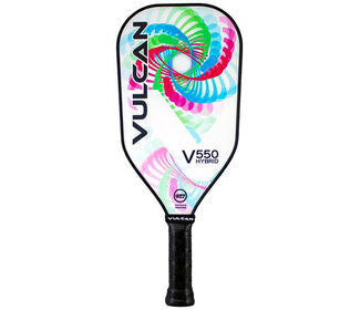 Vulcan V550 Hybrid Pickleball Paddle (White Entropy)