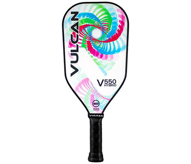 Vulcan V550 Hybrid Pickleball Paddle (White Entropy)