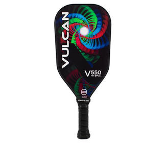 Vulcan V550 Hybrid Pickleball Paddle (Black Entropy)