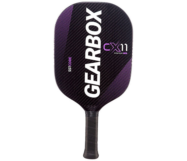 Gearbox Cx11Q Control Pickleball Paddle (Standard Grip)(Purple)