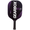 Gearbox Cx11Q Control Pickleball Paddle (Standard Grip)(Purple) Gearbox