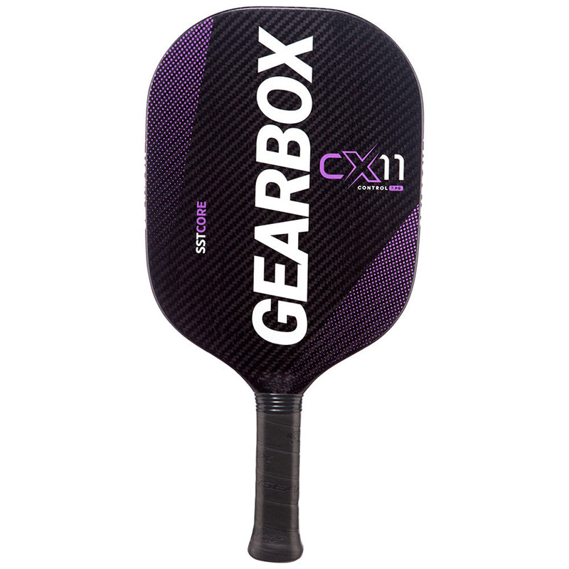 Gearbox Cx11Q Control Pickleball Paddle (Standard Grip)(Purple) Gearbox