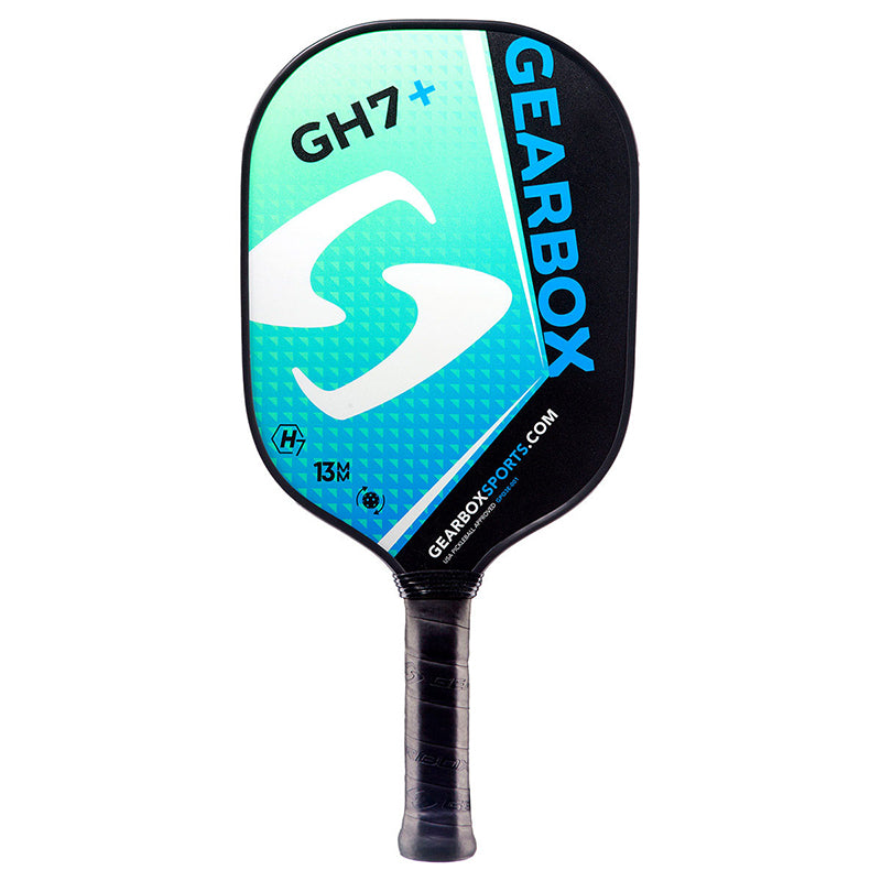 Gearbox Gh7+ Pickleball Paddle (4" Grip) (Blue/Green)