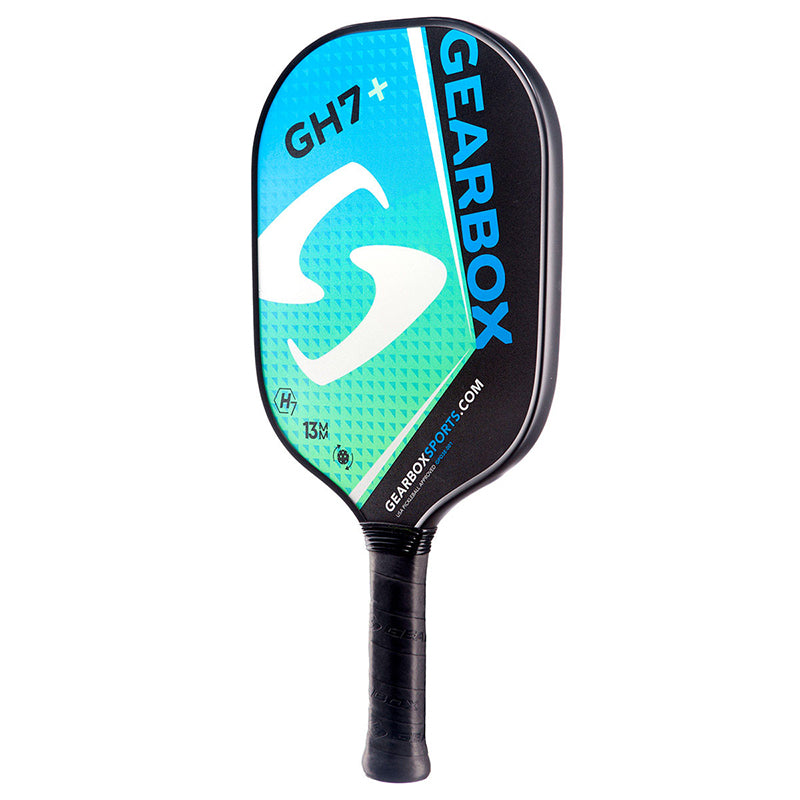 Gearbox Gh7+ Pickleball Paddle (4" Grip) (Blue/Green)