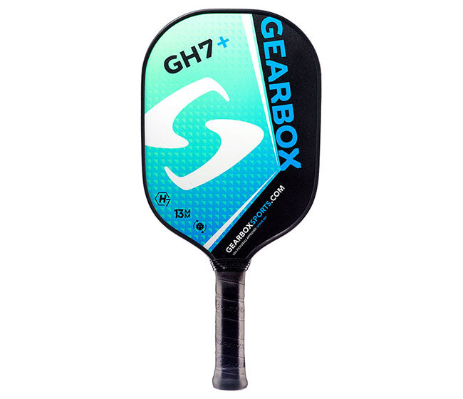 Gearbox Gh7+ Pickleball Paddle (4" Grip) (Blue/Green)