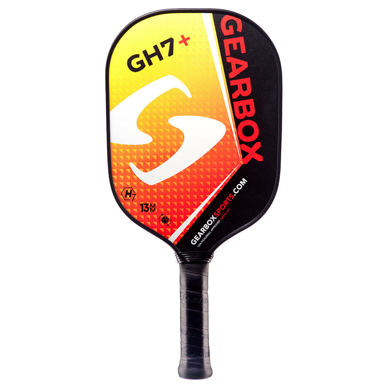 Gearbox Gh7+ Pickleball Paddle (4" Grip) (Red/Yellow)