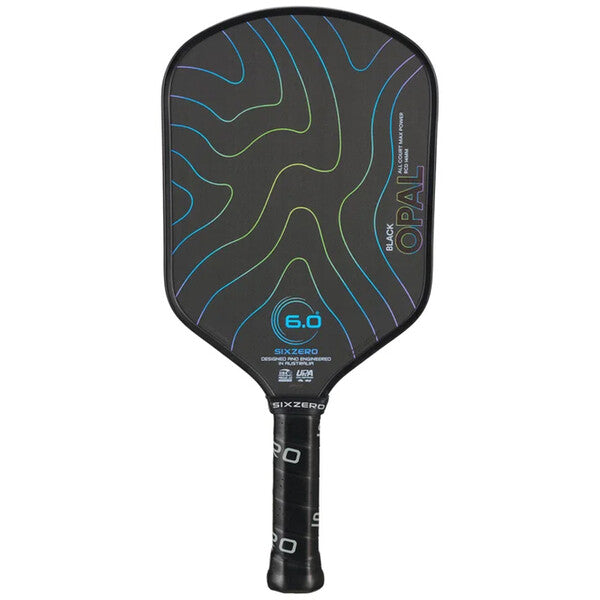 Six Zero Black Opal 14Mm Pickleball Paddle