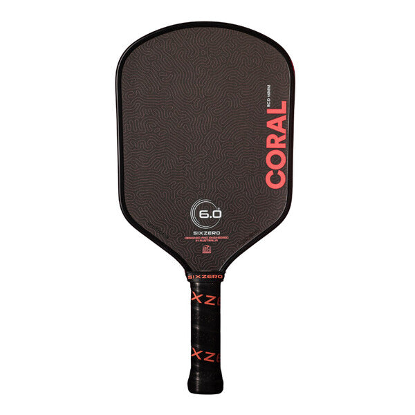 Six Zero Coral 16Mm Pickleball Paddle (Black)