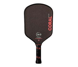 Six Zero Coral 16Mm Pickleball Paddle (Black)