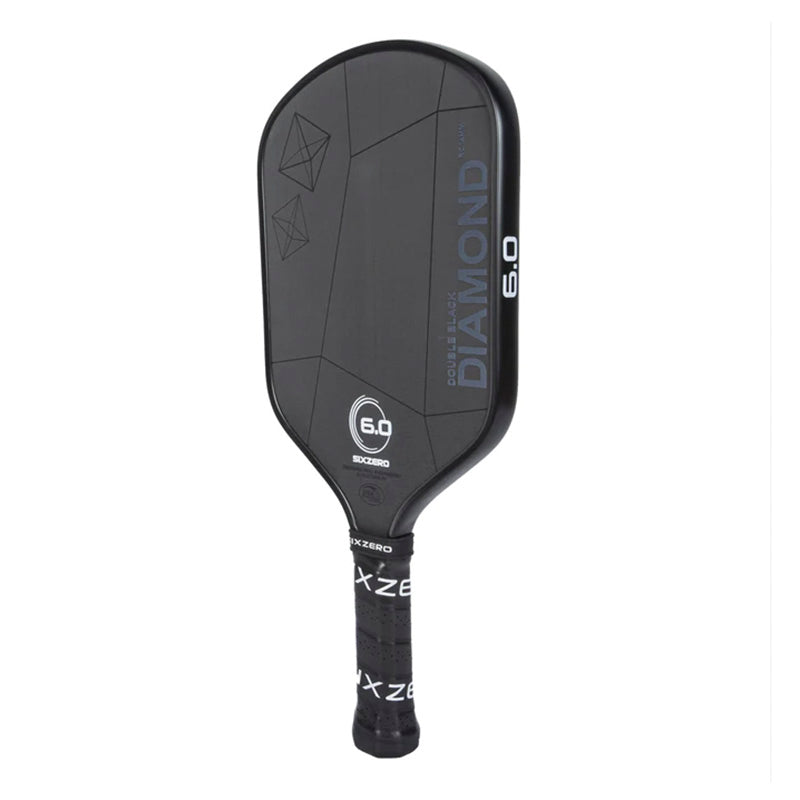 Six Zero Double Black Diamond Control 14Mm Pickleball Paddle (Black/Pink) Six Zero