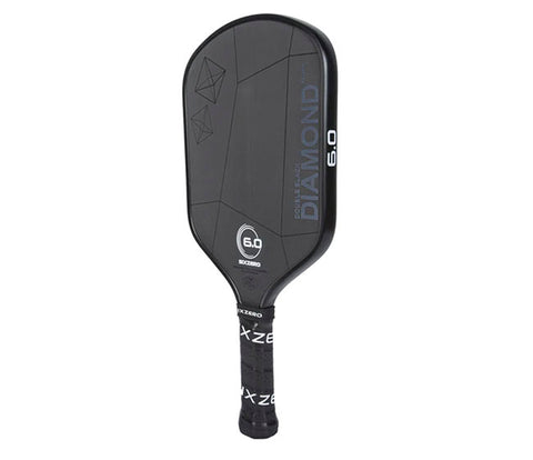 Six Zero Double Black Diamond Control 16Mm Pickleball Paddle (Black)