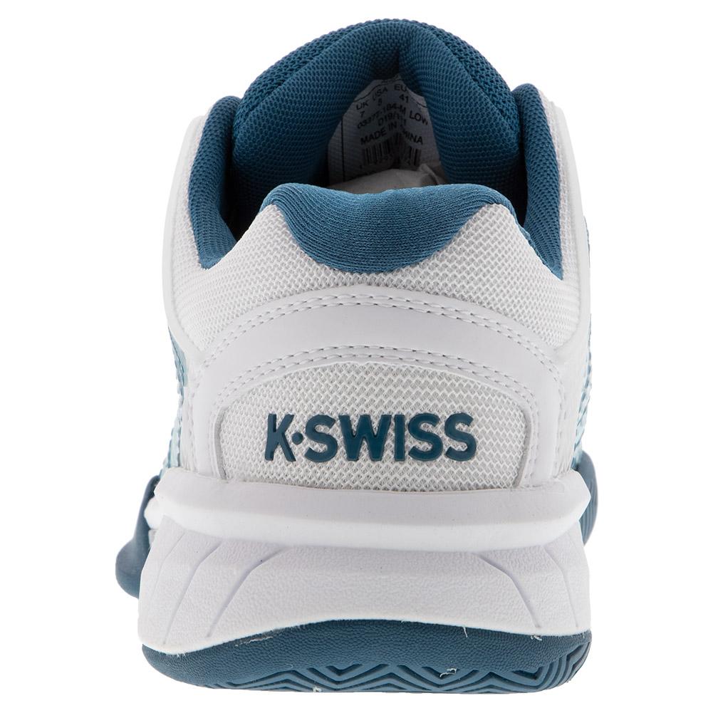 K- Swiss Men's Hypercourt Express Tennis Shoes White and Corsair