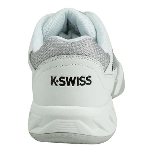 K- Swiss Men's BigShot Light 3 Tennis Shoes White and Silver