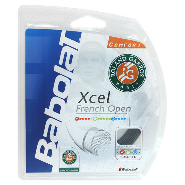 Babolat Xcel French Open 16G Black Tennis String