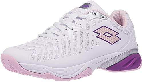 Lotto Space 400 ALR Women's All White/Pink Cherry/Purple Willow 210742590