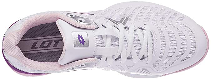 Lotto Space 400 ALR Women's All White/Pink Cherry/Purple Willow 210742590