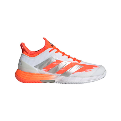 Adidas Ubersonic 4 (M) (White/Solar Red) - Original Adidas for Men - Lightstrike Cushioning - Best Sports Shoes