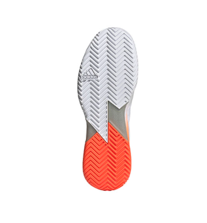 Adidas Ubersonic 4 (M) (White/Solar Red) - Original Adidas for Men - Lightstrike Cushioning - Best Sports Shoes