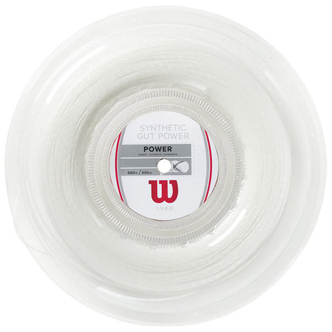 Wilson Synthetic Gut Power 16g Reel 660' (White)