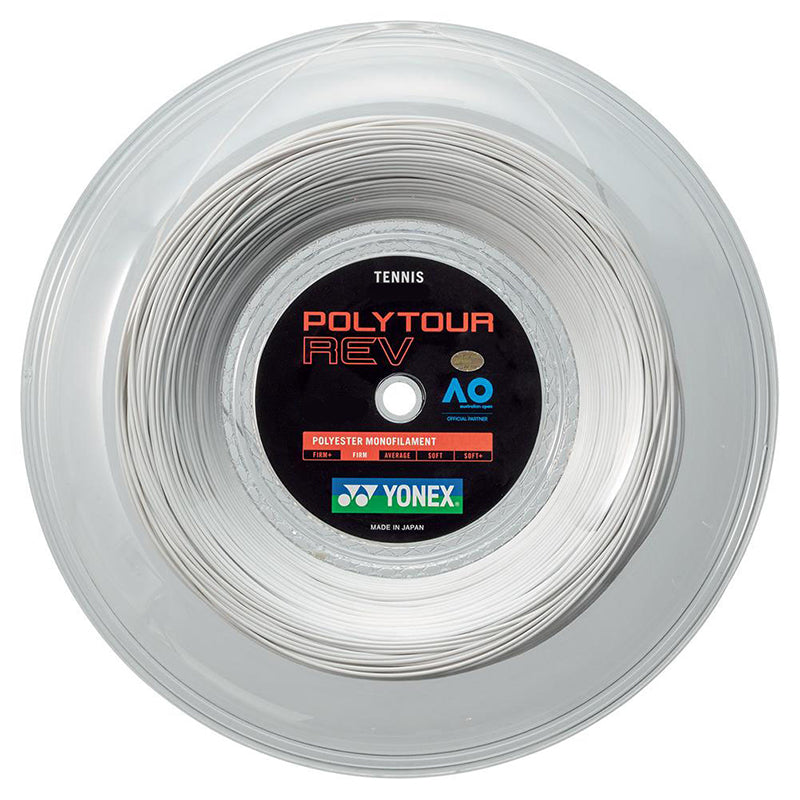 Yonex Polytour REV 125 16L Reel 656' (White)