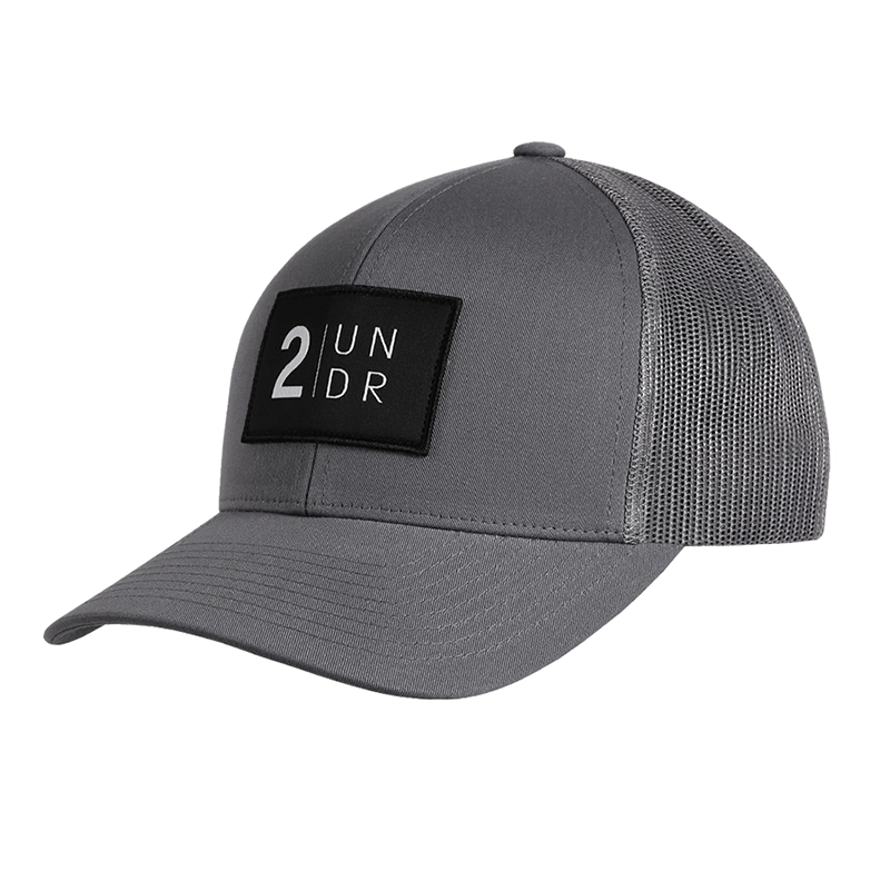2UNDR Snap Back Mesh Hat (Grey) - Universal Cap - Unisex and Stylish