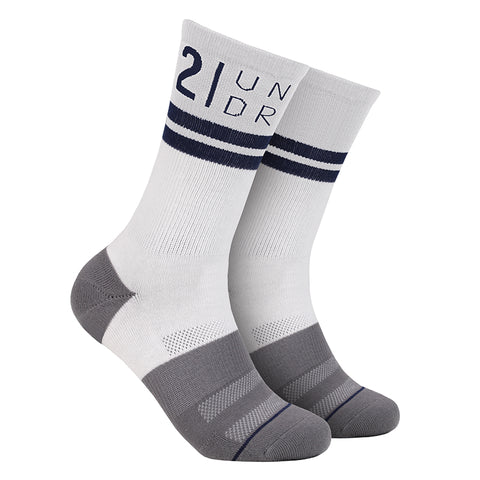 2UNDR Sport Crew Sock (White)