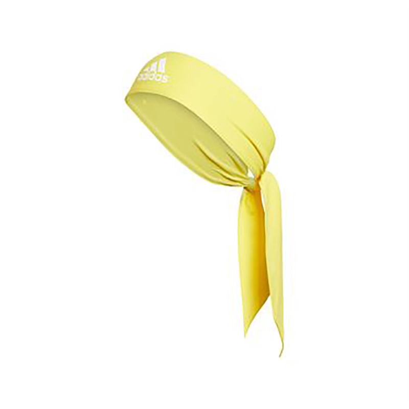 adidas Alphaskin Tie Headband (Impact Yellow) - Stretchy and Moisture proof Headband