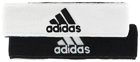 adidas Interval Reversible Headband (White/Black) Absorbent Cotton- Terry Material