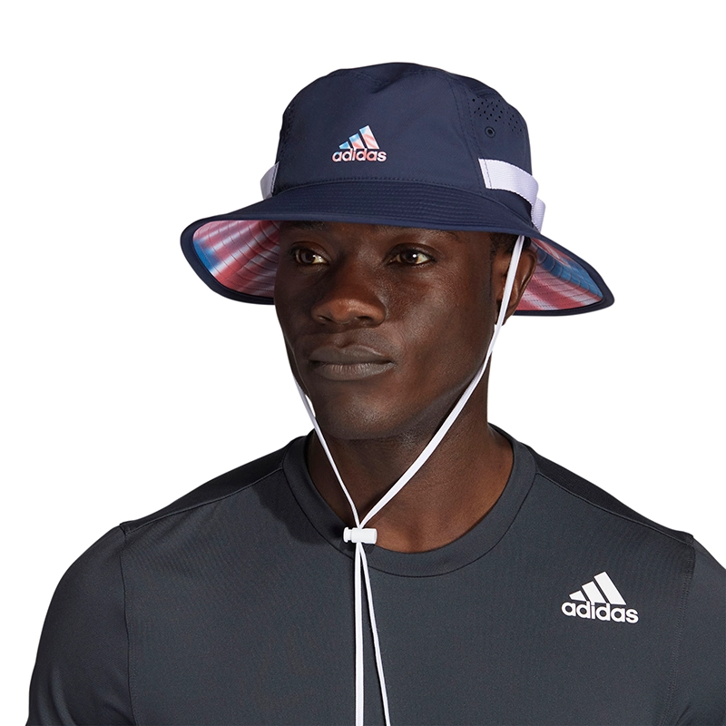adidas Americana Victory 4 Bucket Hat (M) (Navy) (S/M) - Modern Bucket Hat