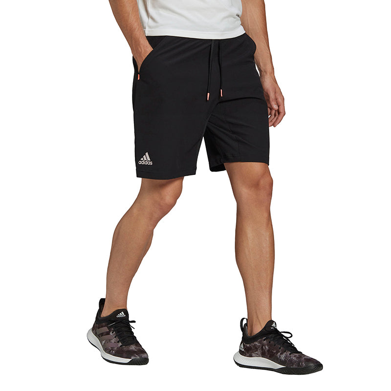adidas Ergo 7" Short (M) (Black) - Adidas Authentic Sport Shorts - Elastic Waistband