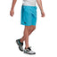 adidas Ergo 9" Short (M) (Blue) Elastic Waistband with Drawcord - Designed to Hold Tennis Balls